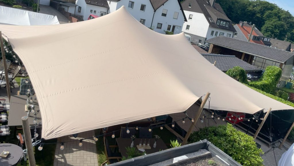 Stretchzelt mieten Hochzeit