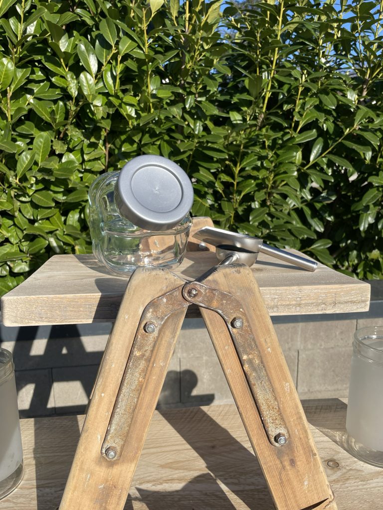 Bonbongläser auf Candy Bar