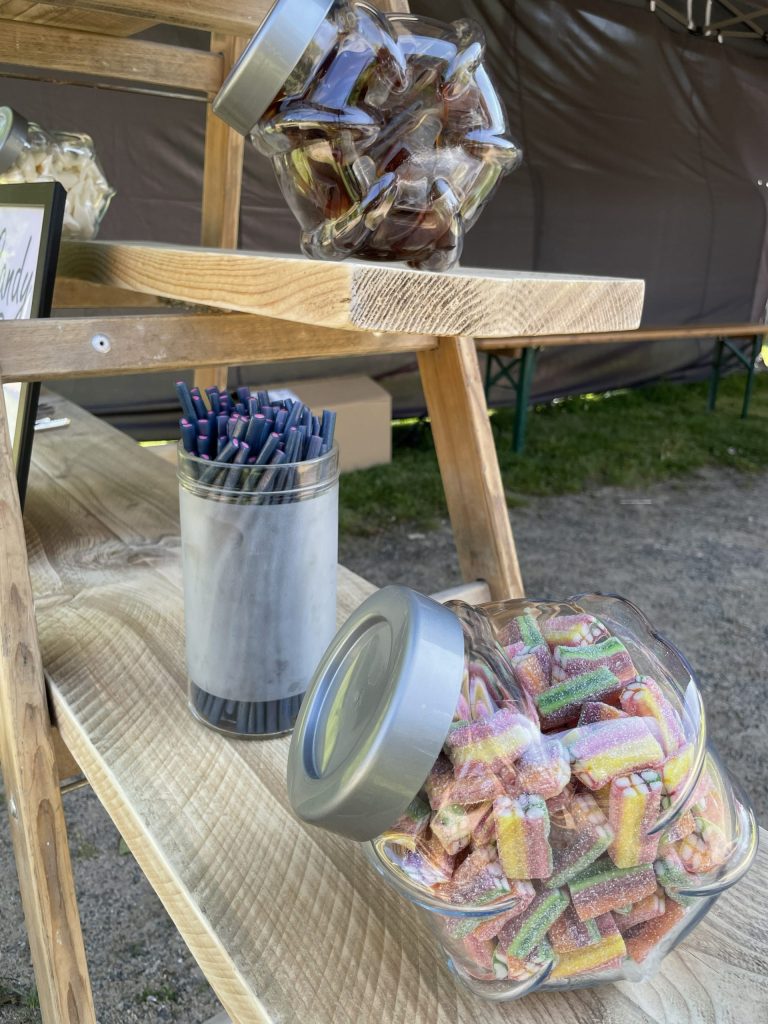 Candy Bar gefüllt